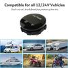 DC 12V-24V Digital Panel Voltmeter Led Display Electric Voltage Meter Volt Tester Waterproof For Car Motorcycle Boat ATV Truck