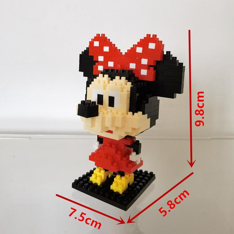 Cute Granular Building Blocks, Mickey, Minnie, Duck, And Goofy Building Block Assembly Toys, Suitable For Boys And Girls