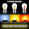 1X Ba15s 1156 Led P21W Vehicle Reverse Turning Instructions Lamp 6 Filament Chip Car Light Bulb S25 Auto White RED 12v 6000K