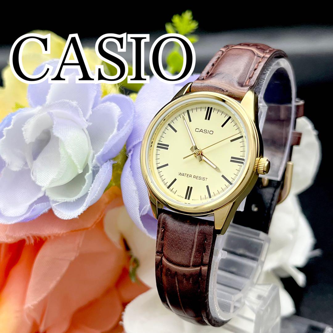

[USED] Working CASIO Gold Women s Watch H57 with Battery