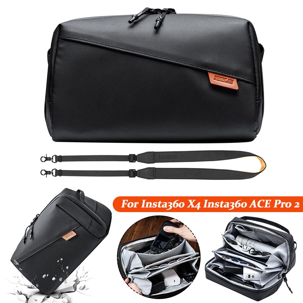 Сумка для переноски Водонепроницаемая сумка для хранения камеры для Insta360 X4 Insta360 ACE Pro 2 Insta360 GO 3S Защитная дорожная сумка Сумка Italy