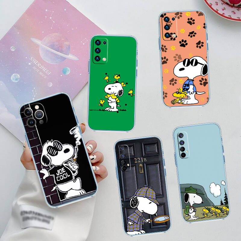 Cartoon Snoopy Phone Case for Motorola G14 G15 G24 G30 G31 G32 G34 G41 G42 G51 G52 G50 G60S G60 G62 G72 G71 G73 G84 G85 G200 E32