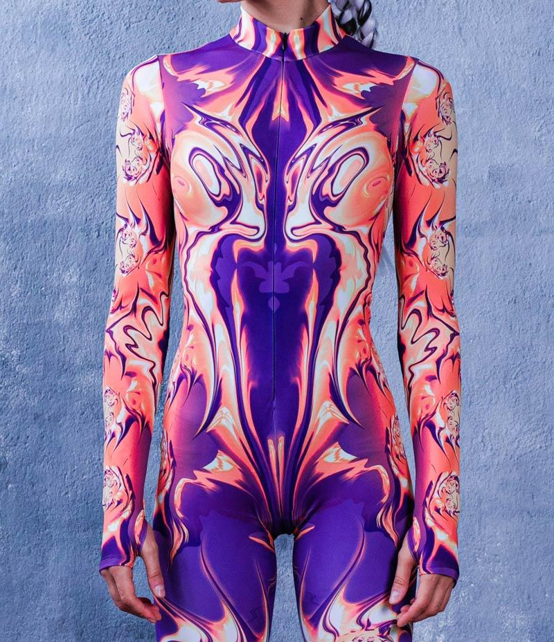 3D-Digitaldruck Bühnenkostüme für Erwachsene, Halloween-Events, Karneval, Mottoparty, Cosplay-Outfit, Pretend Game-Overall