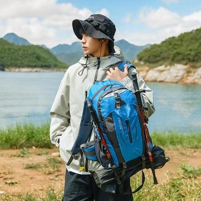 Large Capacity Outdoor Backpack for Hiking, Camping, and Travel - Unisex Sports and Casual Use
