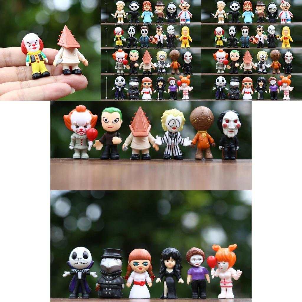 The Clown Annabelle Classic Horror Movie Character Model Desktop Ornament Set For Kids And Adults
