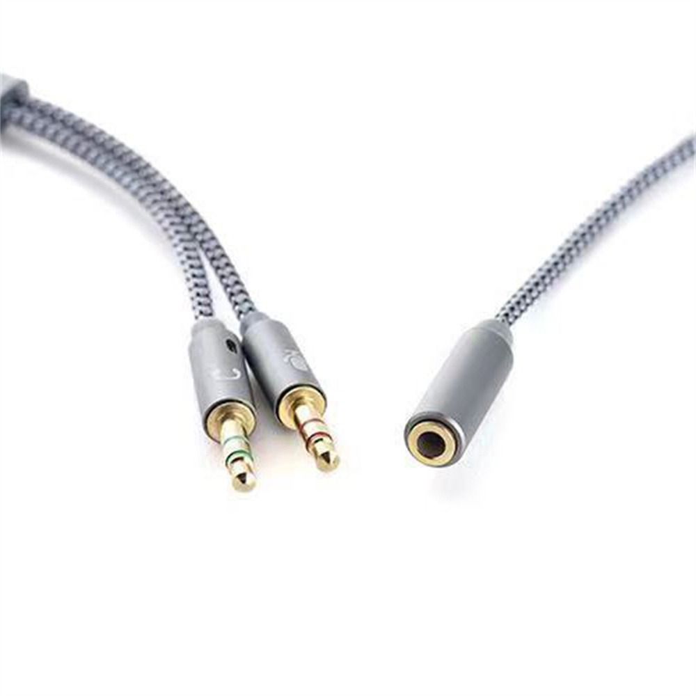 Cable Headphone Jack Headphone Cable 1 Female to 2 Male AUX Cable Cable Converter Y Splitter Cable