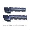 1 Pair of Motorcycle Foot Pegs Pedals Easy Installation Sturdy Replacing Rests Motorbike
