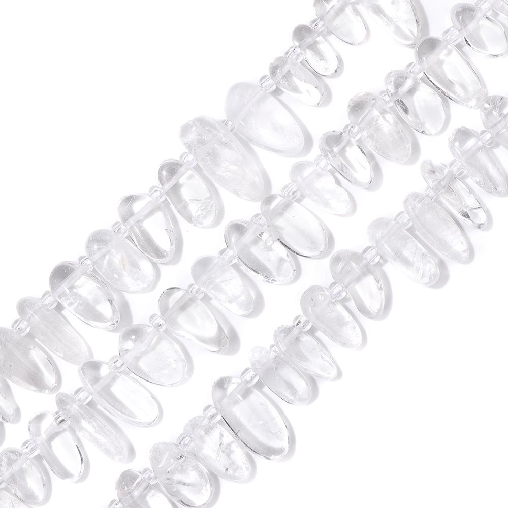 Transparent 7-16mm Natural Clear Quartz Beads Irregular Loose Spacer Crystal Gems Beads For Jewelry Making Accessories