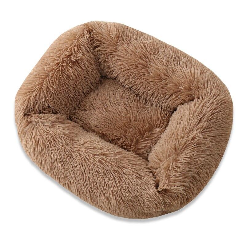 Morbido e lungo peluche Letto per cani Inverno Letto per gatti Chihuahua Yorkie Cucciolo Cuscino Letto per cani di piccola taglia Caldo divano letto per animali domestici per cani Gatti