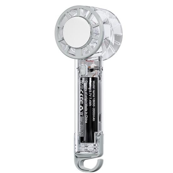 Portable Handheld Fan Rechargeable Cooling Fan Battery Operated Personal Fan with 3-Speed Adjustable