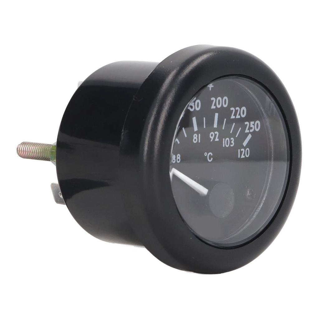 Engine Water Temperature Gauge 2in Wide Range High Accuracy Front Waterproof Diesel Generator Water Temp Meter 24V