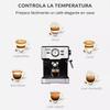HiBREW H5 20 Bar Espresso RVS Semi-Automatische Koffiemachine Cafetera 1,5L Inhoud Temperatuurweergave