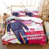 Semantic Error 3Pcs Bedding Set Duvet Cover 2 Pillowcases Campus Romance Two Main Characters Graphic Breathable Dorm Linen