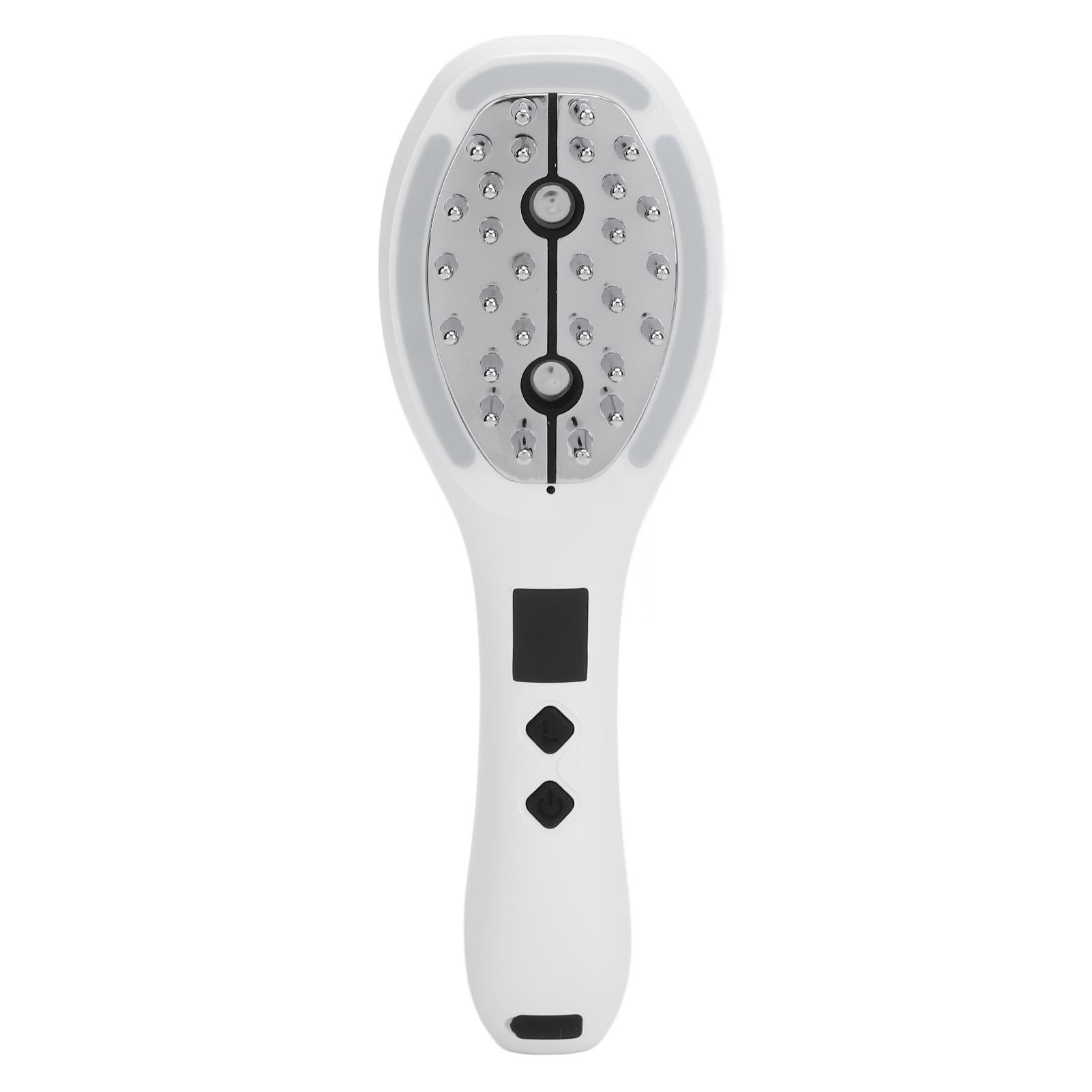 

Электрическая массажная щетка для кожи головы Красная подсветка Ультразвуковая атомизация Аппликатор для кожи головы Гребень с ионами