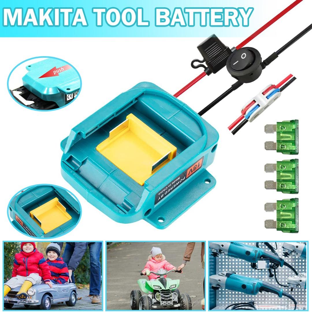 

Адаптер батареи PDTO для Makita 18 В с предохранителем и переключателем 14 AWG, хороший преобразователь мощности