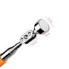 3.5 lb Steerable Telescopic Magnetic Pickup Tool with Square & Round Mirrors for Auto Repair