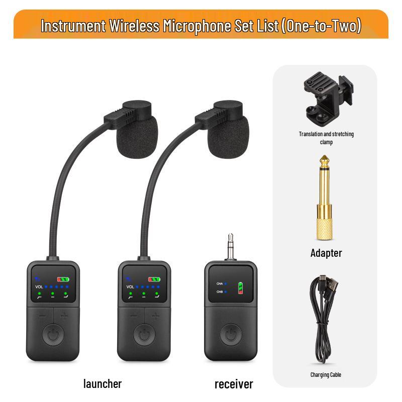 High-Fidelity Wireless Microphone for Violin Performance and Recording