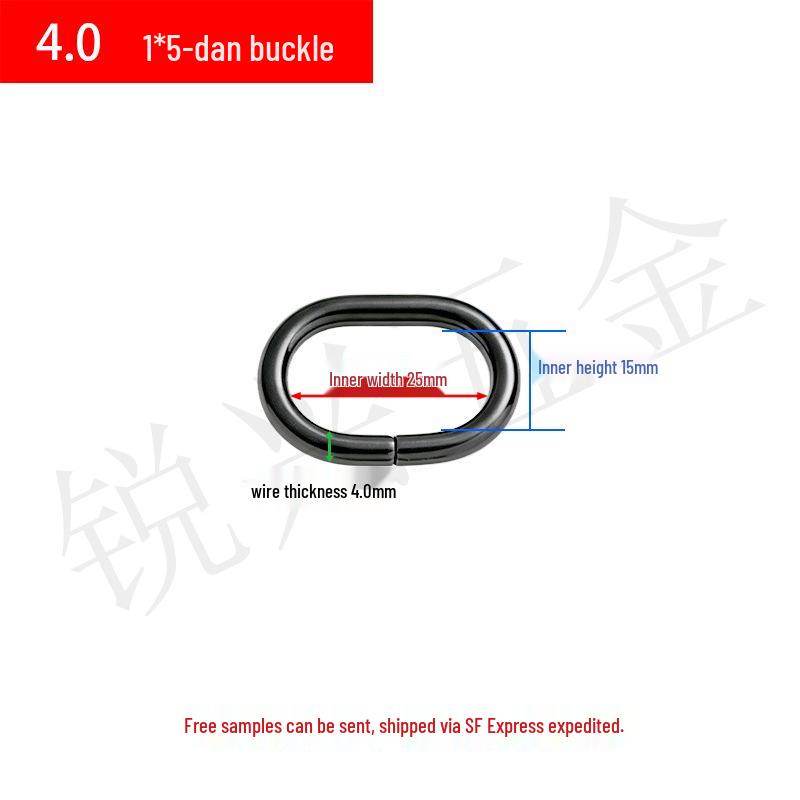 Metal D-Ring Oval Buckle for Luggage, Straps & Hardware Accessories