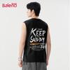 Baleno Men's Street Style Letter Print Cotton Tank Top