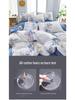 Category A 100% Cotton Double-Sided Bedding Set (4-Piece, Pure Cotton Sheet & Duvet Cover, Dorm Double/Single 3-Piece Set)