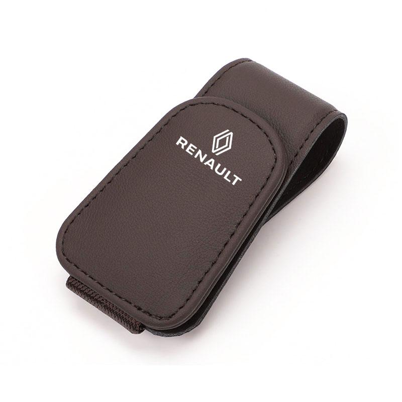 Car Interior Sunshade Card Ticket Storage Glasses Clip Accessories Tool For New Renault Clio Megane Logan Duster Sandero Captur Y999