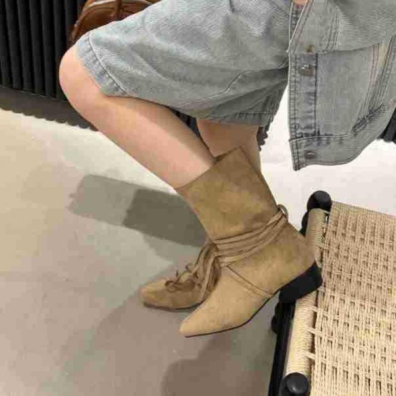 

Short boots women s 2025 autumn and winter new women s boots suede boots thick heel boots western cowboy boots knight boots martin boots 39