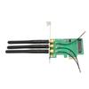 Mini PCIE To PCIE Adapter Card PCIE Network Card Adapter Three Antenna Network Expansion Card for