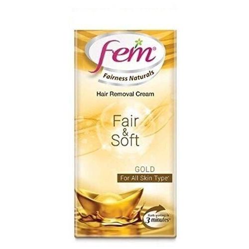 

Fem Fairness Naturals Hair Removal Cream Fair And Soft 40g F168
