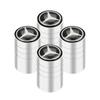 For Mercedes Benz 4pcs New Auto Emblem Cap Case For Mercedes Benz B/C/E/S Class A Class C200L GLC GLK CLA GLA W211 W203 W204 W124 AMG W202 W205