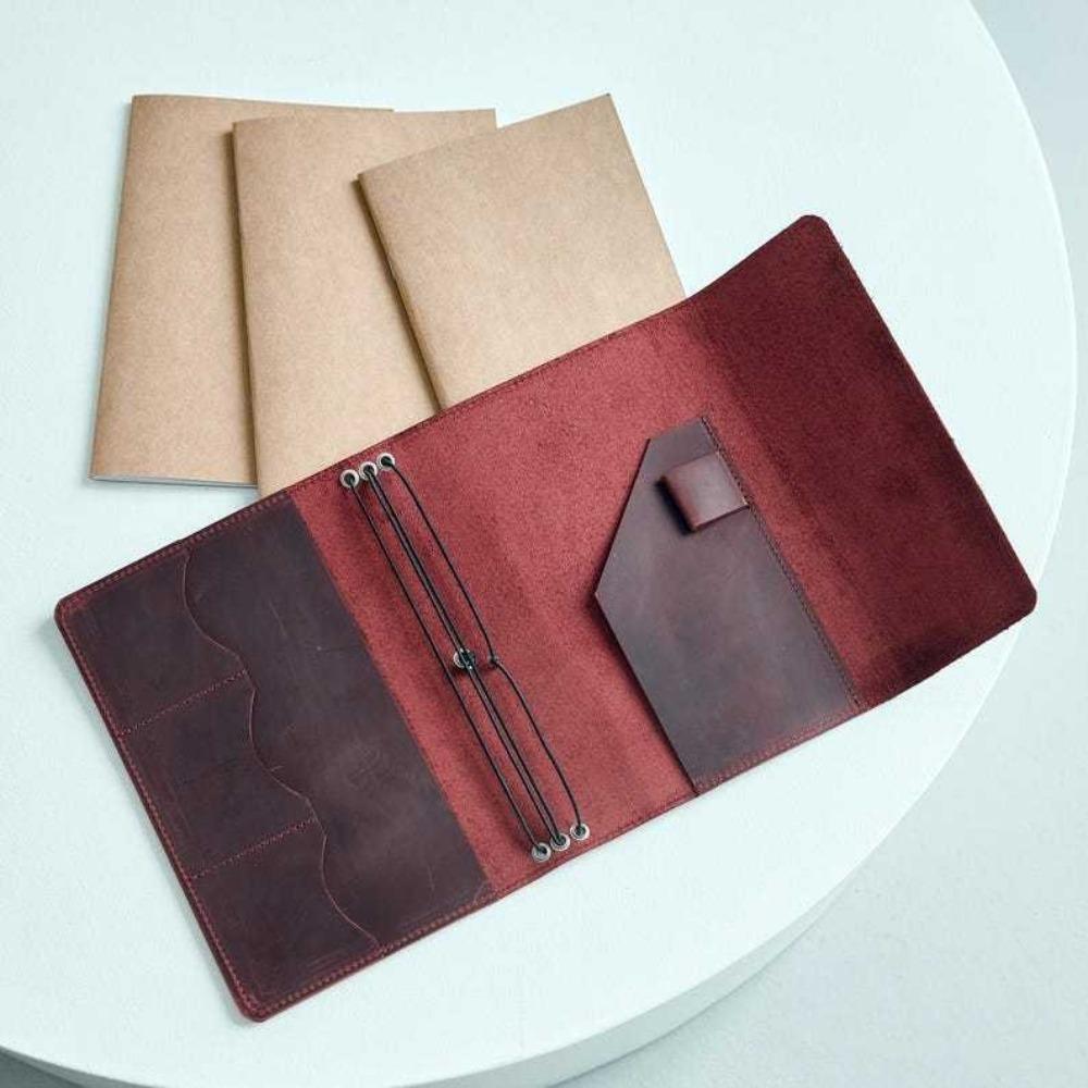 A1 Retro Leather Notebook Cover Pu Book Sleeve for Journal Notepad Book Protector Notebooks and Journals Sketchbook