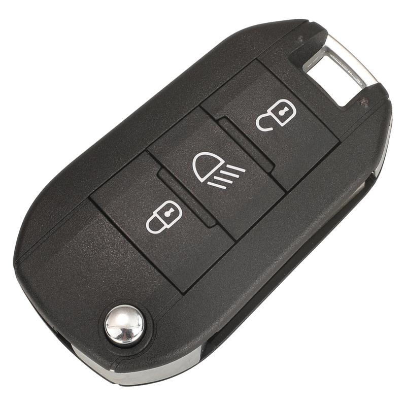 Jingyuqin Flip Remote Smart Car Key For Citroen C3 C4 Cactus Hella For Peugeot 208 301 508 5008 Expert 434MHZ ID46 PCF7941A Chip