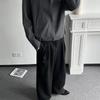 Herren Retro Japanische Yamamoto-Stil Jacke: Vintage, Used-Look, Lässiger Reversmantel für Frühling und Herbst.
