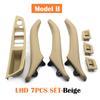 7PCS Left Hand Driver LHD Car Interior Left Right Leather Door Pull Handle Assembly Set For BMW 5 Series F10 F11 523i 525i 528i