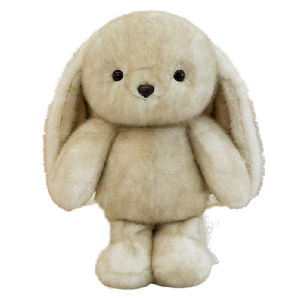 

Soft Big Ear Rabbit Plush Toy Interactive Stuffed Animals Rabbit Toy Home Decor 28cm серый