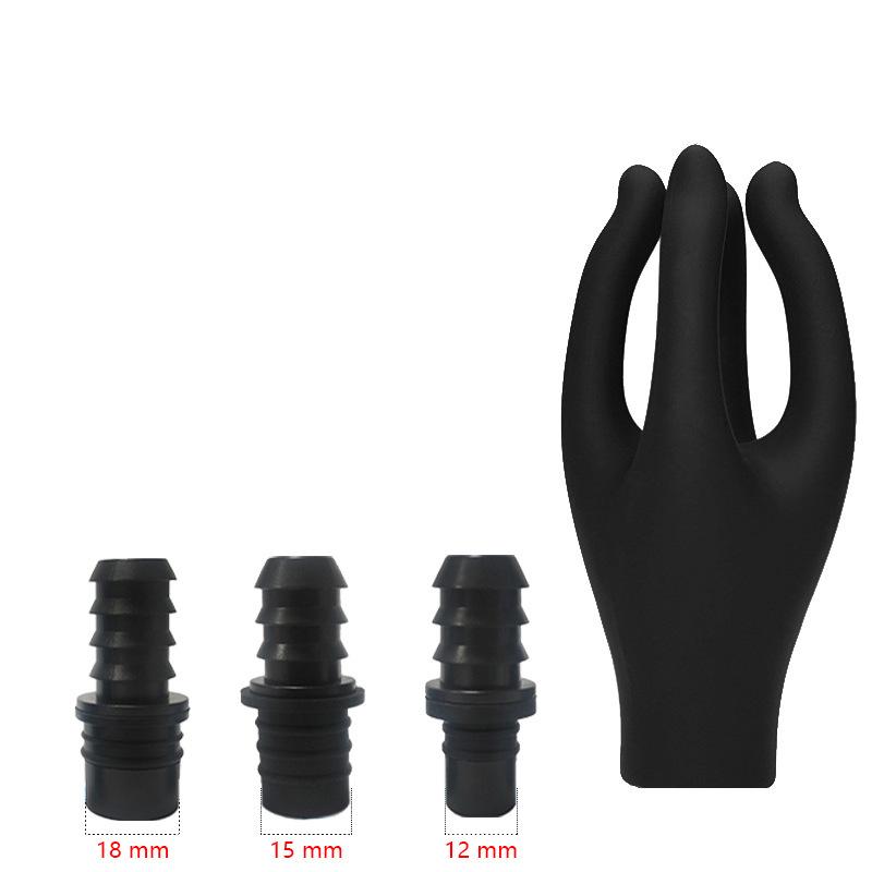 Modified Fascia Gun Head: Silicone Hand-Grasping Massager for Girls, Multi-Functional and Fun.