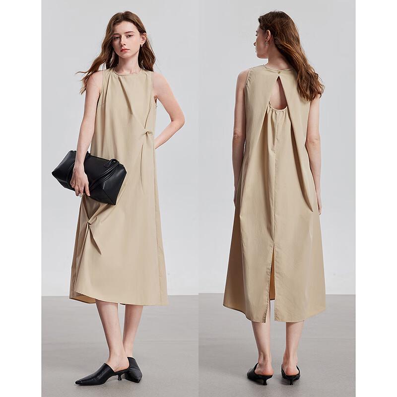 Chuyu 2025 Summer Stylish Twist-Knot Mid-Length Tank Dress