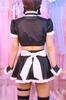 Clearstone SugarWhip Cosplay Halloween Fetish Maid Black Women's