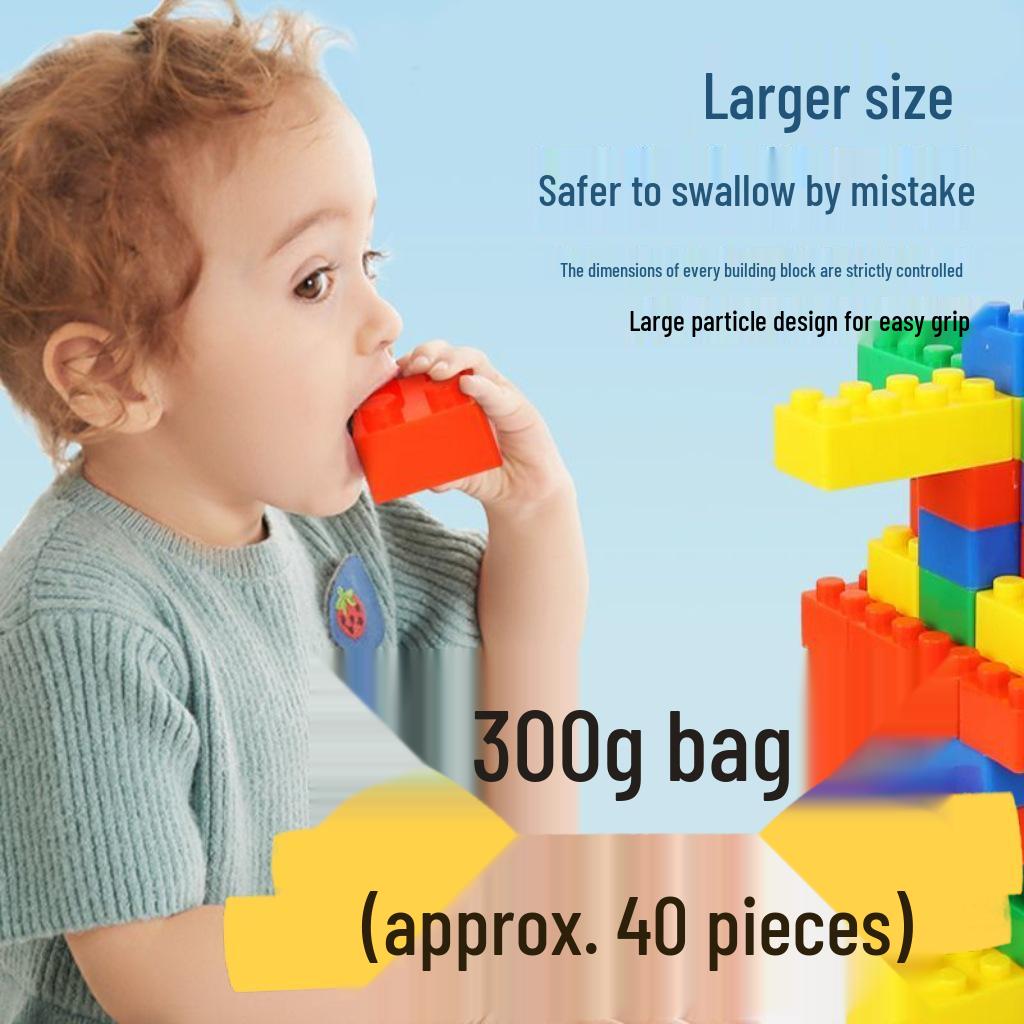 Large Particle Building Blocks: Creative DIY Educational Toys for Preschoolers, Compatible with Lego
