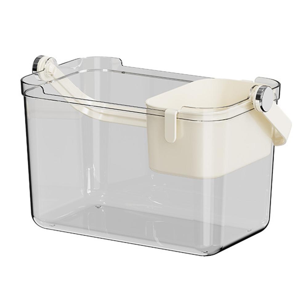 

Portable Shower Bath Essentials Toiletries Storage Organizer Bathroom Tote Basket with Inner Small Basket A