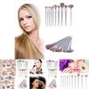 Luxurious Unicorn Spiral Makeup Brush Set With Soft Nylon Bristles For Flawless Application