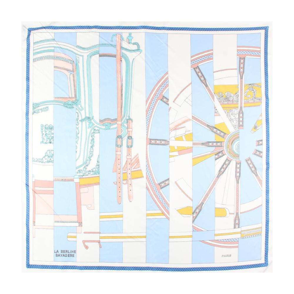 

Manual Rolled Twill Silk Scarf Women Wheel Print Square Scarves Wraps Echarpes Curled Foulards Femme Bandana Silk Hijabs 90CM 90CM x 90CM
