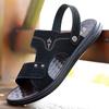 Sandals Men's Summer Casual Beach Shoes Dual-purpose Non-slip Thick Soft Sole Middle-aged Men's New Dad Cool Slippers