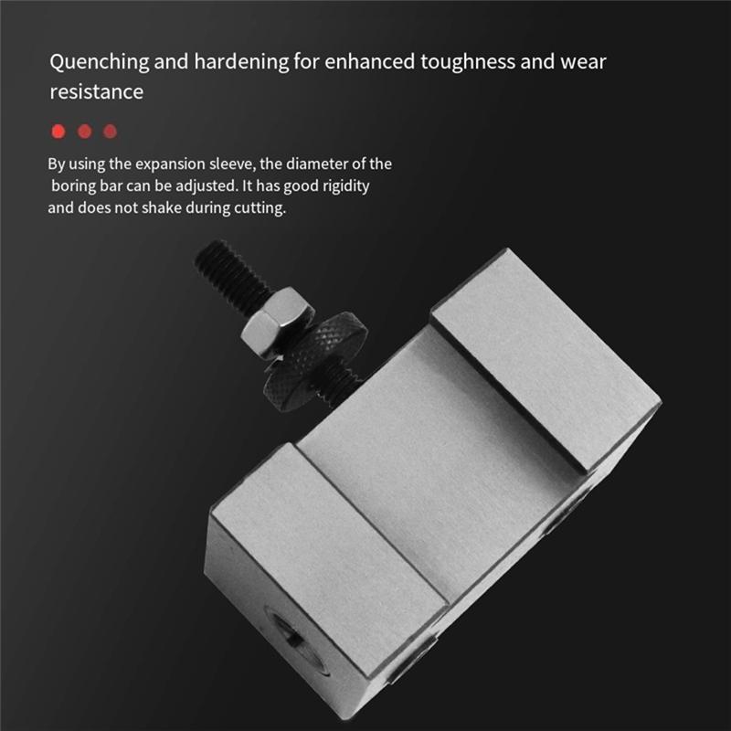A03F-Quick Change For Mini Metal Lathe Tool Post Boring Bar Holder 250-004 For Wedge Type For Turning Tools