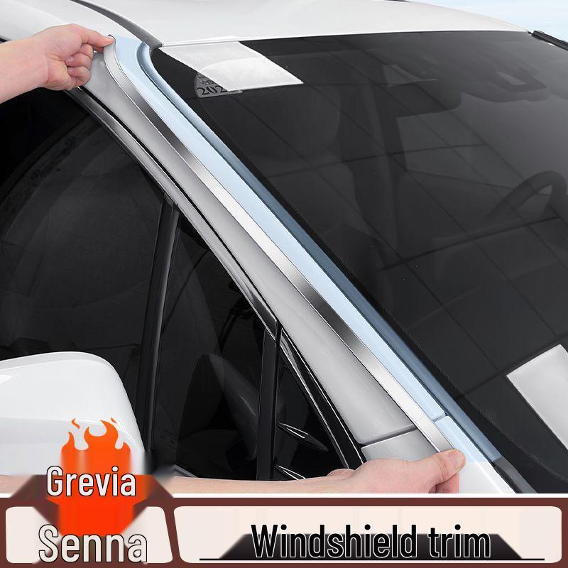 Helle dekorative Streifen für die Windschutzscheibe und die Karosserieverkleidung des Toyota Sienna