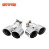 Compatible with BMW 5 Series G30/G38 525li/530 Quad Outlet Exhaust Pipe Titanium Black Tailpipe Cover