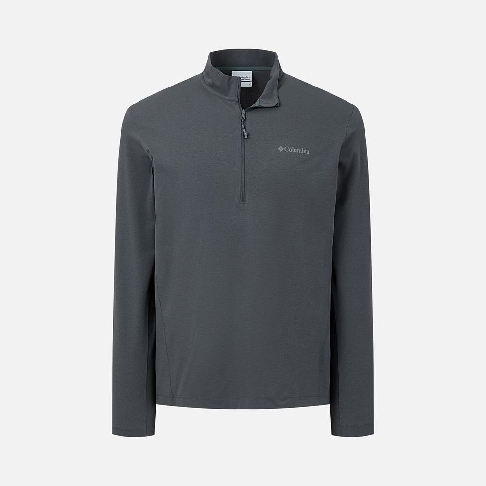 COLUMBIA Men'S 365 Mountain Long Sleeve Half-Zip T-Shirt [Grey]