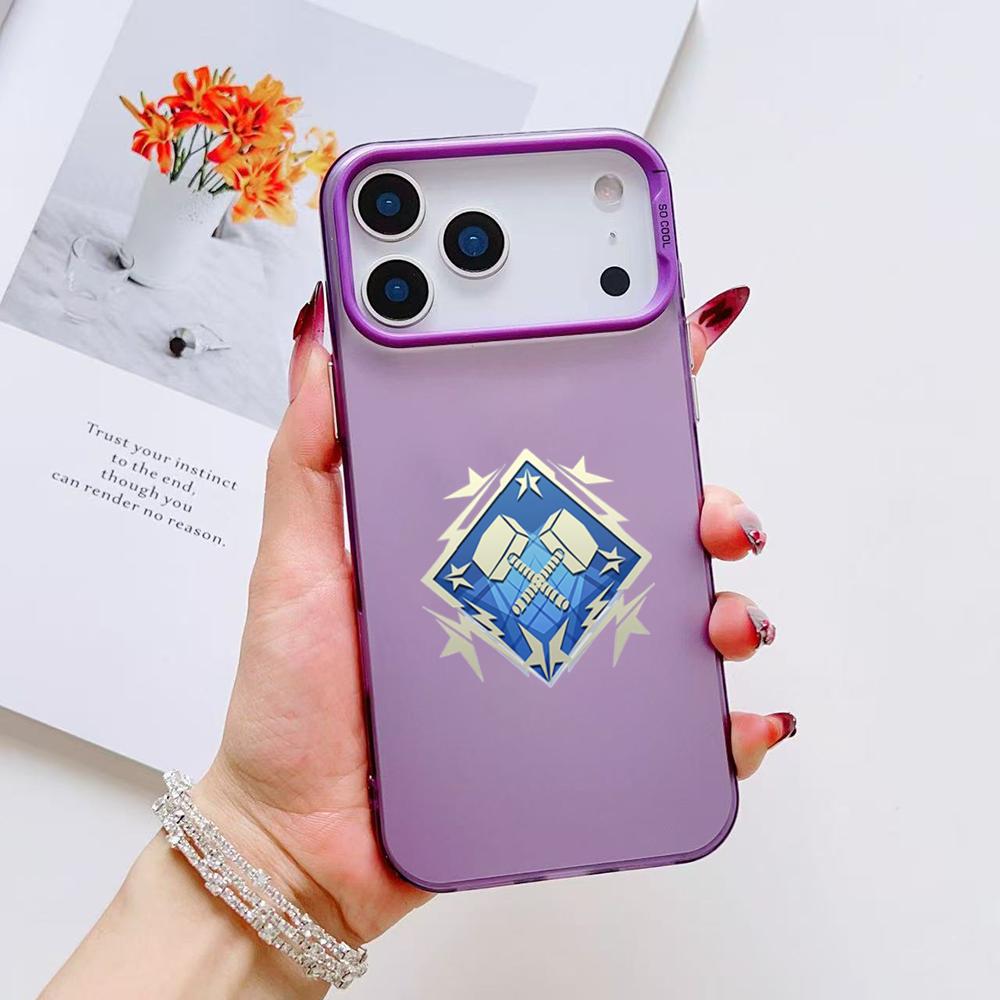 

Cool Apex Game Phone Case For iPhone 17 16 15 14 13 12 11 Pro Max Air Matte Laser Aurora Shockproof Funda iPhone17 Pro