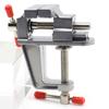 Kleine Aluminium-Miniatur-Hobbyklemme auf dem Tisch, multifunktionales Mini-Werkzeug