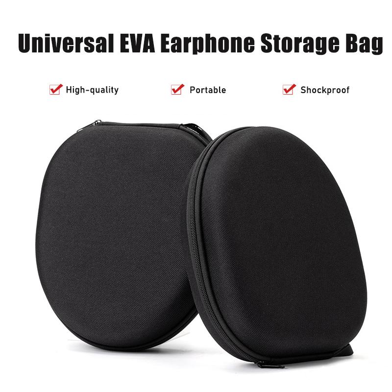 Universal Headphone Storage Bag Portable Shockproof Headset Case for Sony WH-CH500 JBL Tune 520BT Anker Bose Wireless Headset
