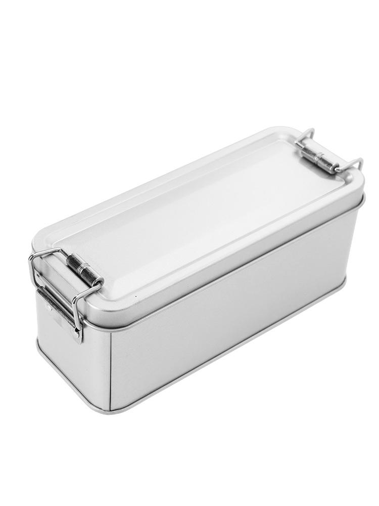 Metal Storage Tins Tea Container Rectangular W Lids